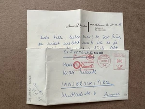 Germany Aviation Meter Cover(162) +1965 IATA =Intl Air Transport Assn +Letter - Picture 1 of 2