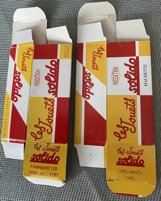 SOLIDO # PANHARD DB 1959 - OPEL MANTA 1970 BOÎTE SEULE SCALE 1/43 - Photo 1/2