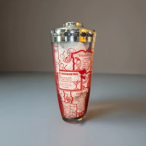 Recetas impresas con tapa coctelera Irvinware vintage - Imagen 1 de 8