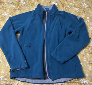 EMS Eastern Mountain Sports Women's Blue Fleece Full Zip Jacket Size M - Picture 1 of 12