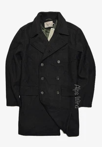 Chaquetón Hudson Jeans Hombre Negro Doble Pecho Mezcla Lana Talla M NUEVO CON ETIQUETAS $448 - Imagen 1 de 12