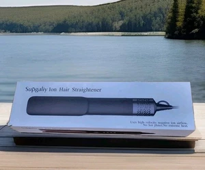 Supgaliy Ion Hair Straightener 2 In 1 Wet To Dry No Hot Plates, No Extreme Heat - Picture 1 of 16