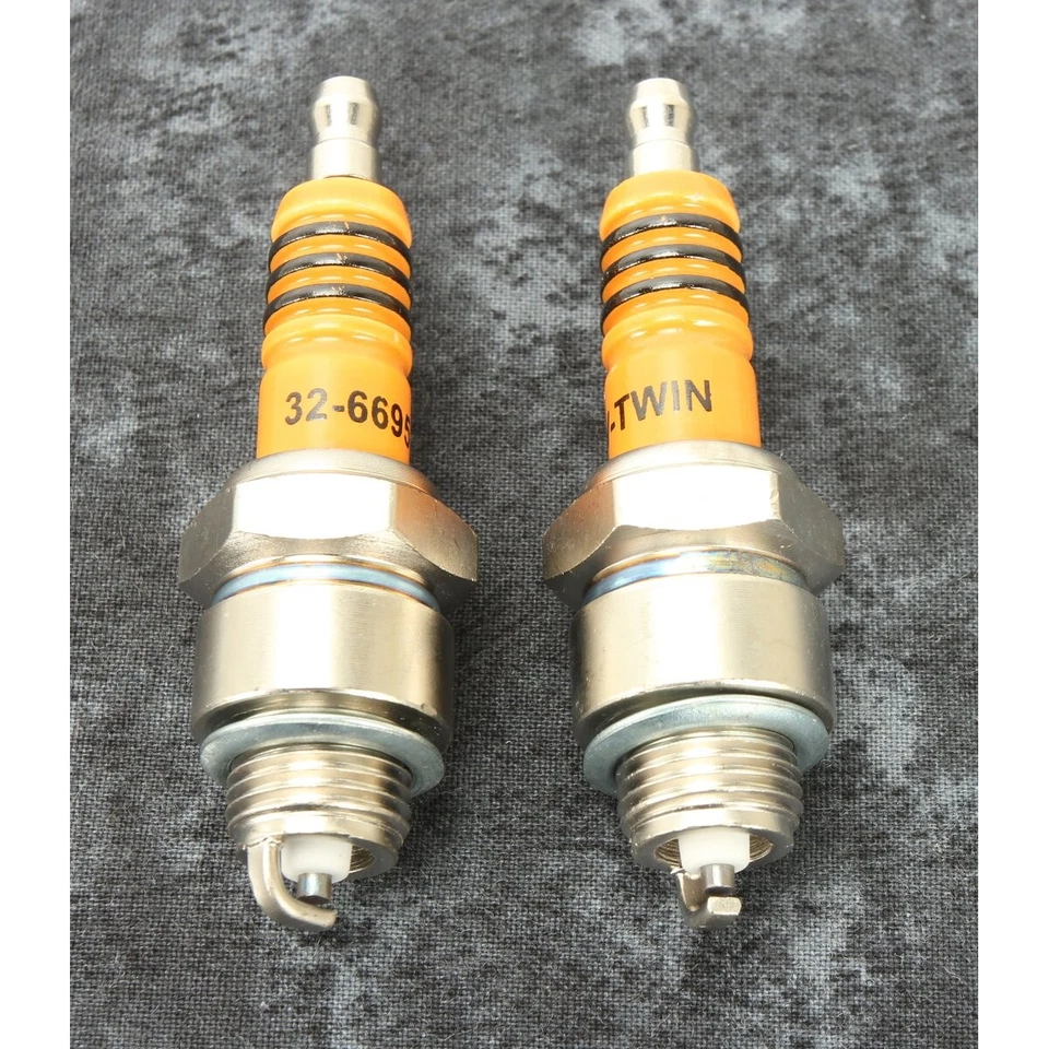 V-Twin Manufacturing Performance Short Reach Spark Plugs E18-6664S Foto 1 de 1