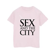Sex And The City Womens/Ladies Martini Logo Cotton Boyfriend T-Shirt (BI46242)