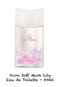 Avon Soft Musk Lily EDT Spray 50ml - Picture 1 of 1
