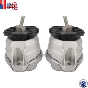 2Pcs Front Engine Motor Mount Mounts for BMW 5 Series E60 E61 525i 530 Hydraulic - Foto 1 di 8