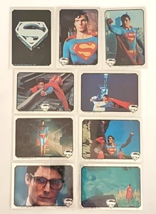1978 Superman 9 silberne "Folie" Aufkleber DC Comics - Bild 1 von 19