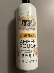 Power Stick For Her Amber Rouge Shower Gel 16 Fl Oz - Picture 1 of 5