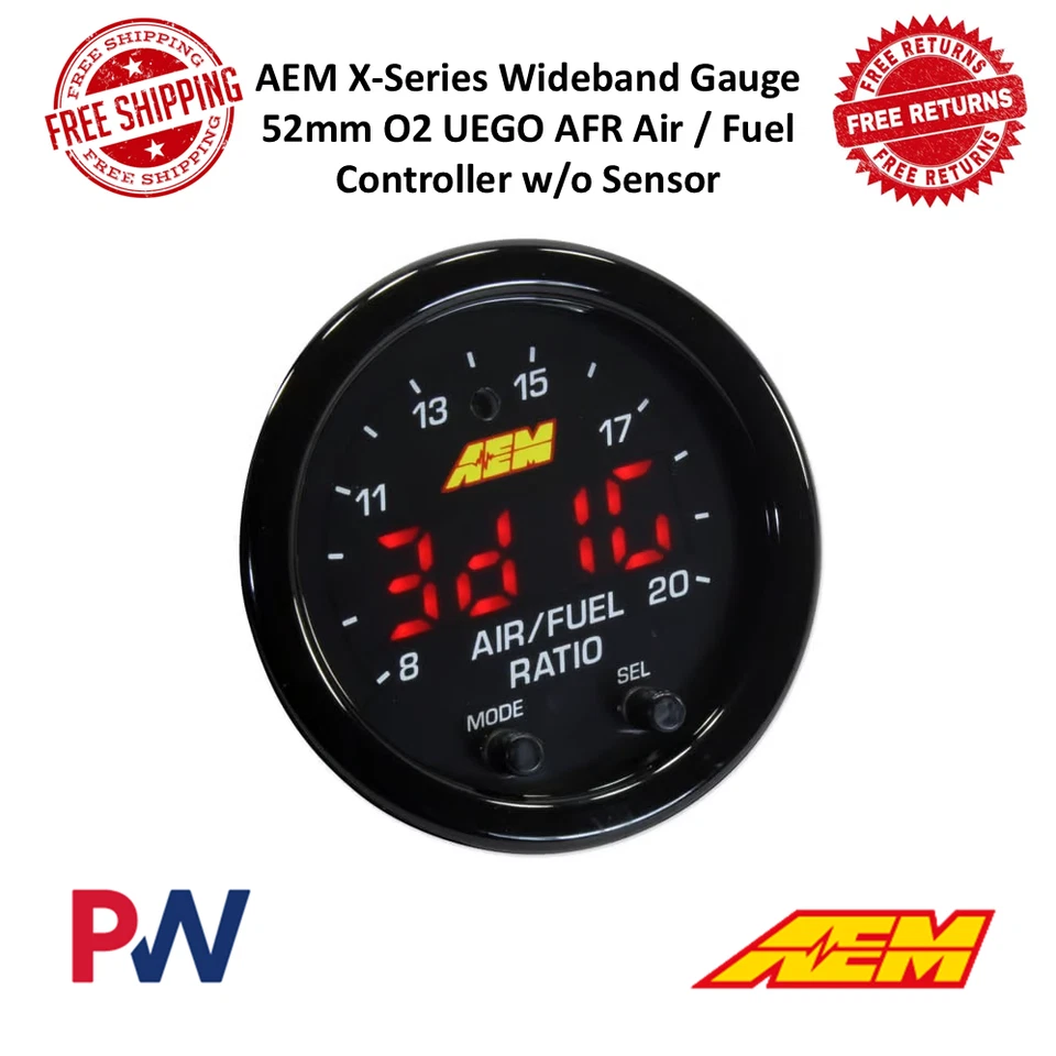 AEM Electronics 30-0300NS Air/Fuel Ratio Gauge