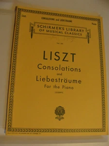 Franz Liszt Conolations (1 -6) & Liebestraume (3 nocturnes) Piano ed. Josefy - Picture 1 of 1