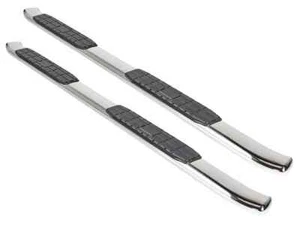 Ionic 4" Curved SS Nerf Bars For 2019- 2022 Chevy/GMC 1500 Crew Cab New Body - Picture 1 of 1