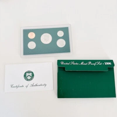 UNITED STATES MINT PROOF COIN SET 1996 S SAN FRANCISCO UNCIRCULATED - Image 1 of 4