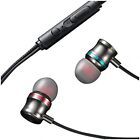 Gaming in Ear Headset Gaming Headset in-Ear Bass HiFi Metal Cool Sports Wire-Con
