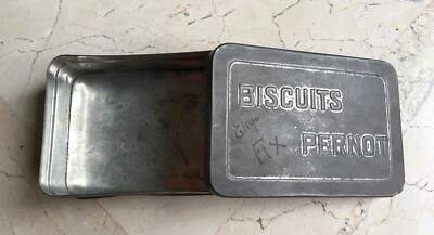 Ancienne boîte métal biscuits Pernot - Photo 1/4