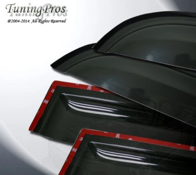 99-05 Suzuki Grand Vitara 2mm Outside Mount Rain Guard Wind Deflector Visor 2pcs - Image 1 of 3