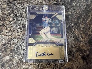 Daniel Robertson 2017 Autograph Gold Vinyl 4/5 Panini MLB Tampa Bay Rays #AP-DR