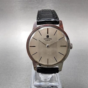 Universal Geneve Watch Men 31mm Silver Dial Stainless Steel Round Manual Runs - Picture 1 of 11