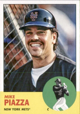 2022 Topps Archives - 1963 Topps Design Mike Piazza New York Mets #7 - Image 1 of 2