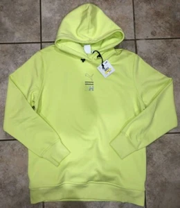 Puma X Helly Hansen Hoodie Yellow 598283-96 Mens Sz M NWT $90 - Picture 1 of 4