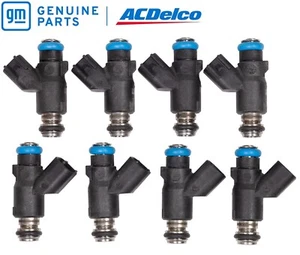 Genuine OEM GM 217-3412 / 12613412 L96 Flex Fuel 50lb/hr Injectors TBSS Set of 8 - Foto 1 di 5