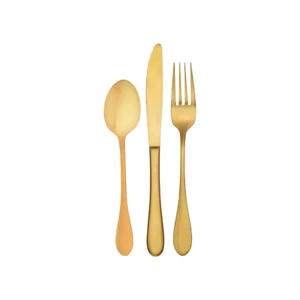 Tablekraft Soho Gold Dessert Fork, Knife, Spoon x 36| Bnb Supplies - Picture 1 of 3