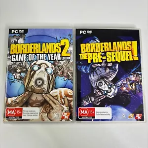 Borderlands 2 Game Of The Year Edition & Pre Sequel PC Game Free Tracked Postage - Picture 1 of 13