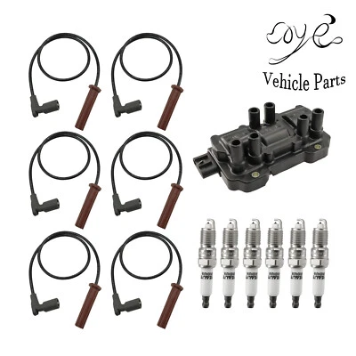 Cable de encendido y bujía 8 piezas para Pontiac Torrent 2006-2009 3,4 L V6 Foto 1 de 4