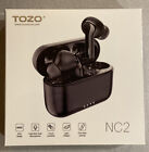 TOZO NC2 Bezprzewodowe słuchawki douszne Hybrydowe aktywne redukowanie szumów Bluetooth 5.2 czarne