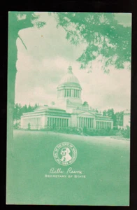 WASHINGTON DC Legislative Building Secretary of State postcard - Picture 1 of 2