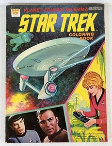 Vintage Star Trek Original Series Coloring Book 1978 Whitman Books New Unused - Picture 1 of 14