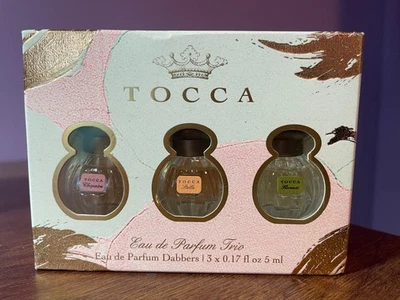 TOCCA EAU DE PARFUM TRÍO PERFUME DABBERS 0,17 OZ EA FLORENCE STELLA CLEOPATRA Foto 1 de 2