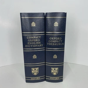 Compact Oxford English Dictionary And Thesaurus - Third Edition Revised 2008 VGC - Picture 1 of 18