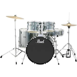 Pearl Roadshow 5-Piece New Fusion Drum Set Charcoal Metallic - Picture 1 of 1