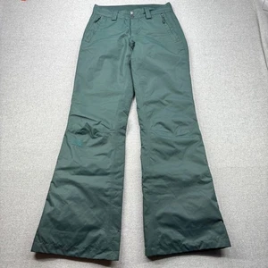 The North Face Dryvent Snow Pants Womens XS Green Insulated Ski Snowboarding - Picture 1 of 10