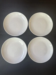 Project 62 Stoneware Set Of 4 All White Coupe Dinner Plates 10 1/4" - Picture 1 of 6
