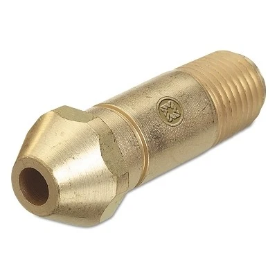Regulator Inlet Nipple, Acetylene (Commercial), 1/4 in (NPT), 2-1/2 in L, - Image 1 of 1