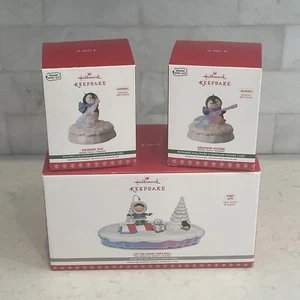 Lot 3 Hallmark 2017 Let the Good Times Roll Groovin Guitar Swingin Sax Ornament - Picture 1 of 15