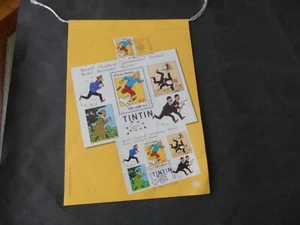 PUBLICITÉ POSTE FRANCAISE FANION FETE DU TIMBRE AVEC TIMBRES 1 ER JOUR - Bild 1 von 2
