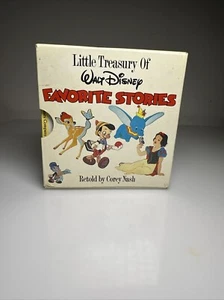 1986 Little Treasury Of Walt Disney Favorite Stories, 6 Mini Books - Picture 1 of 4