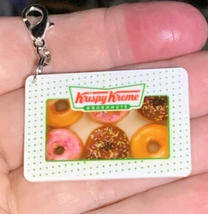 Donut de acrílico Krispy Kreme 🙂 Dije con cremallera y llavero ¡Clip adicional!¡! - Imagen 1 de 14