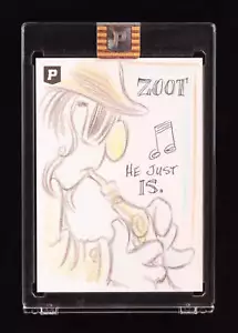 Zoot | Los Muppets | Tarjeta de boceto de arte original de Guy Gilchrist (1/1 arte original - Imagen 1 de 2