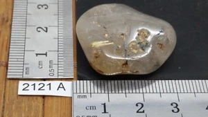 RUTILQUARZ aus Brasilien Rollstein Mineralien Lithotherapie Reiki Sammlung - Bild 1 von 4