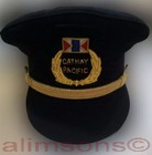 CATHAY PACIFIC AIRLINE PILOT CAP - All sizes Available!US-Tariff Prepaid Service