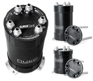 Nuke Performance 2G Billet Surge Tank Triple External Pumps Turbo E85 3 Litres - Picture 1 of 1