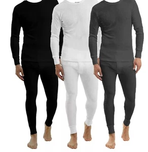 NEW MEN'S 0.45 TOG THERMAL WARM UNDERWEAR LONG JOHN & TOP SET *3 COLOURS* SALE - Picture 1 of 6