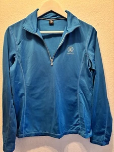 Bogner Damen Midlayer langarm Shirt Größe 42 Blau Neu  - Bild 1 von 6