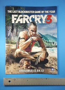 Kit de lanzamiento de pedido anticipado Far Cry 3 marketing ventas promoción Ubisoft XBox Sony PS 2012 - Imagen 1 de 3
