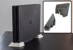 Vertical Stand Dock Mount Cradle Holder for Sony Playstation PS4 Slim Console - Picture 1 of 3