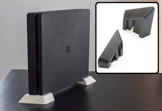 Soporte de pared sin marca para Playstation 4 Pro, PS4 Pro, montaje detrás  del televisor, en la pared y debajo del escritorio, sin arañazos, negro  metálico