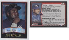 2001 Bowman Chrome X-Fractor Tony Gwynn #21 HOF
